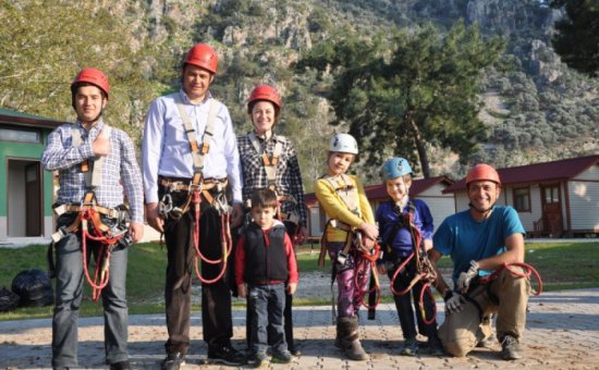 The Enjoyment Of The Zipline Adventure In Saklikent