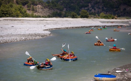 Saklıkent rafting activity