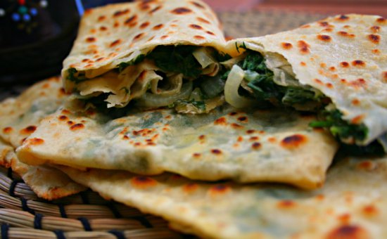 Cheese herbed flatbread