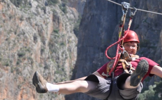 Der Genuss Der Zipline Abenteuer In Saklikent.